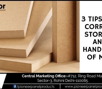 3 TIPS FOR CORRECT STORAGE AND HANDLING OF MDF