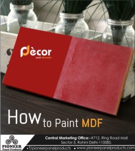 How to paint MDF