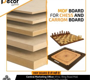 MDF Boards For Chess And Carrom Board 360x320