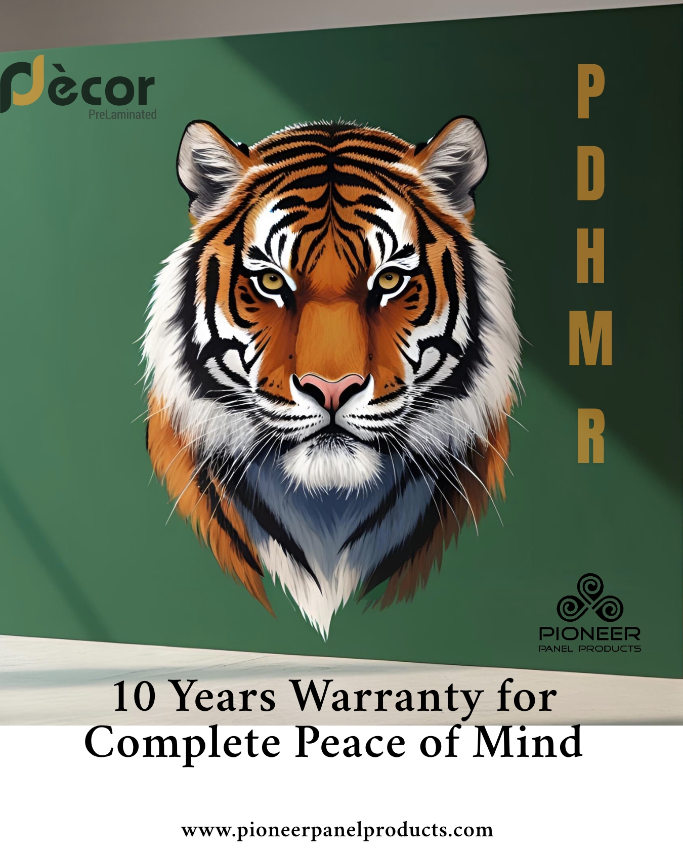 10 Years Warranty for Complete Peace of Mind of moisture resistant MDF Boards
