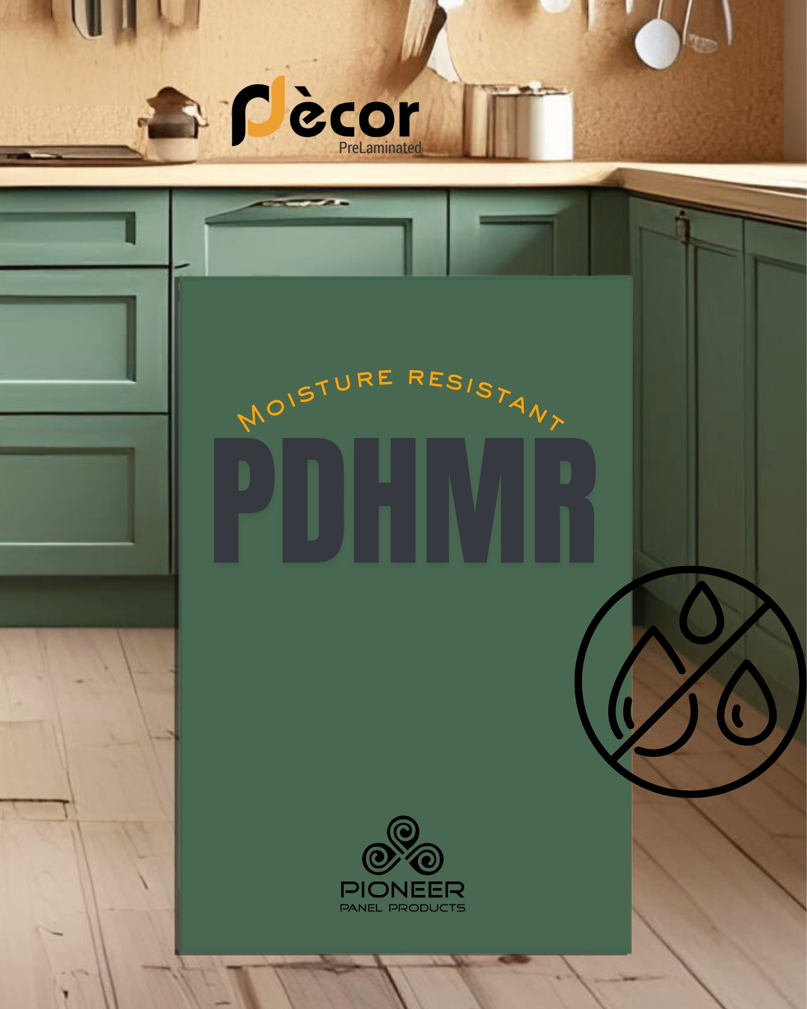 PDHMR Moisture Resistant MDF Boards for Kitchen Cabinets
