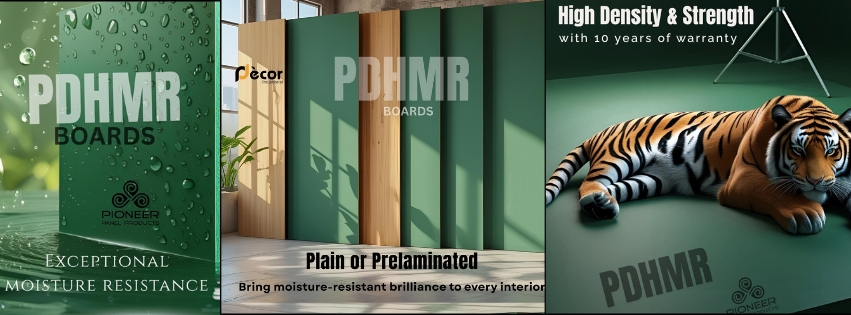 Moisture reistant MDF PDHMR plain and prelaminated manufacturer in India