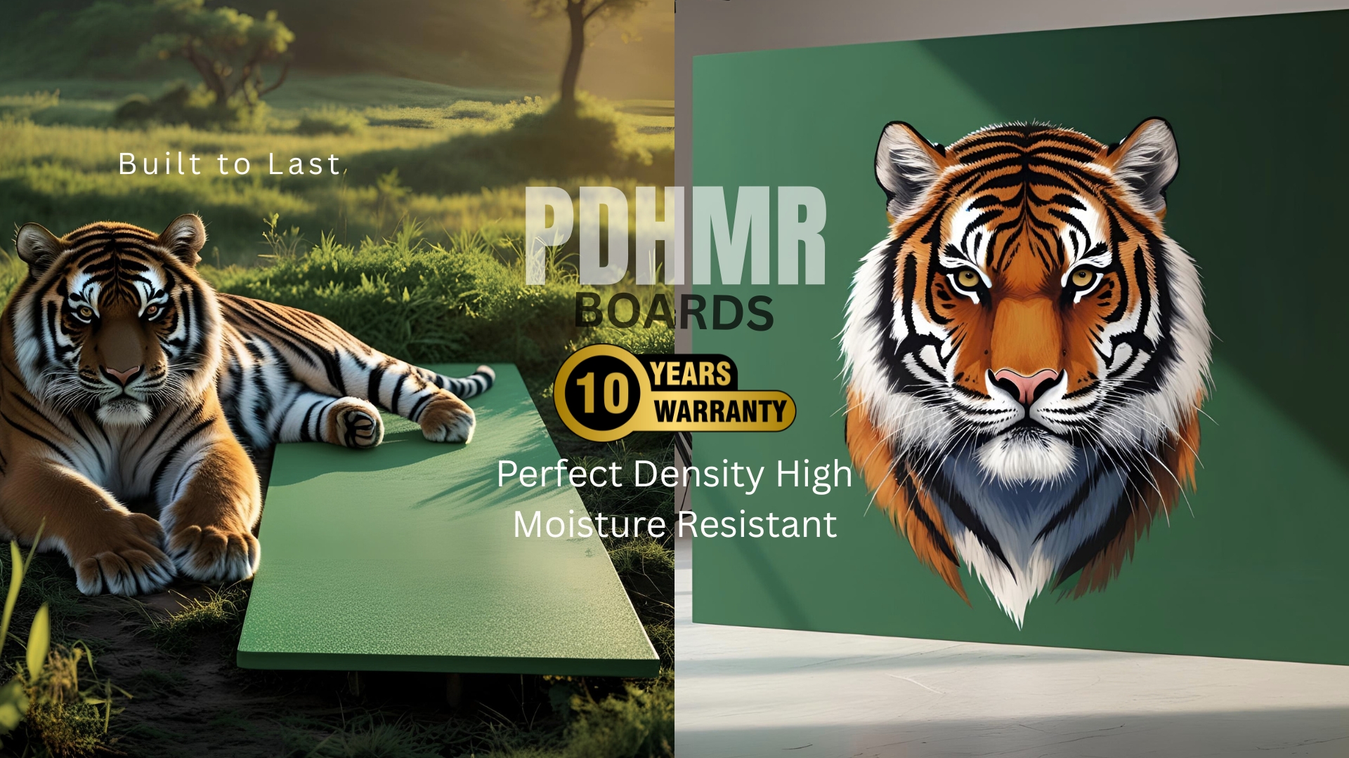 Moisture resistant PDHMR boards