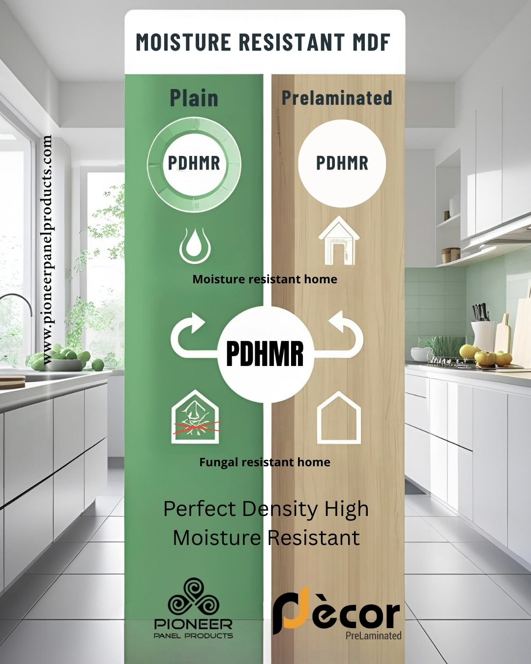 Moisture Resistant MDF PDHMR Moisture Resistant MDF PDHMR
