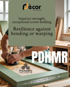 Superior strength, exceptional screw-holding of PDHMR Boards