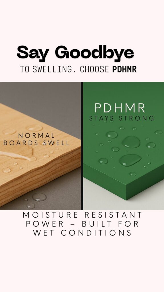 Moisture Resistant Power – Built for Wet Conditions Green board PDHMR