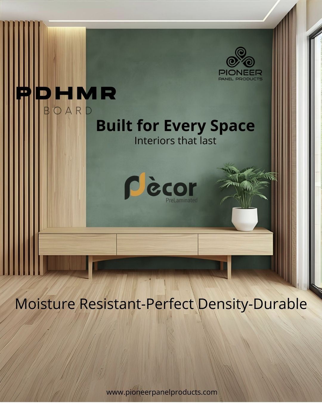 Moisture resistant Green Board PDHMR